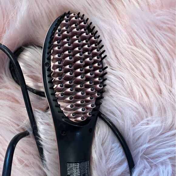 Simply Straight Brush Hair Straightener Model SHS 300P Beauty Hair Tool Ceramic - Picture 5 of 5